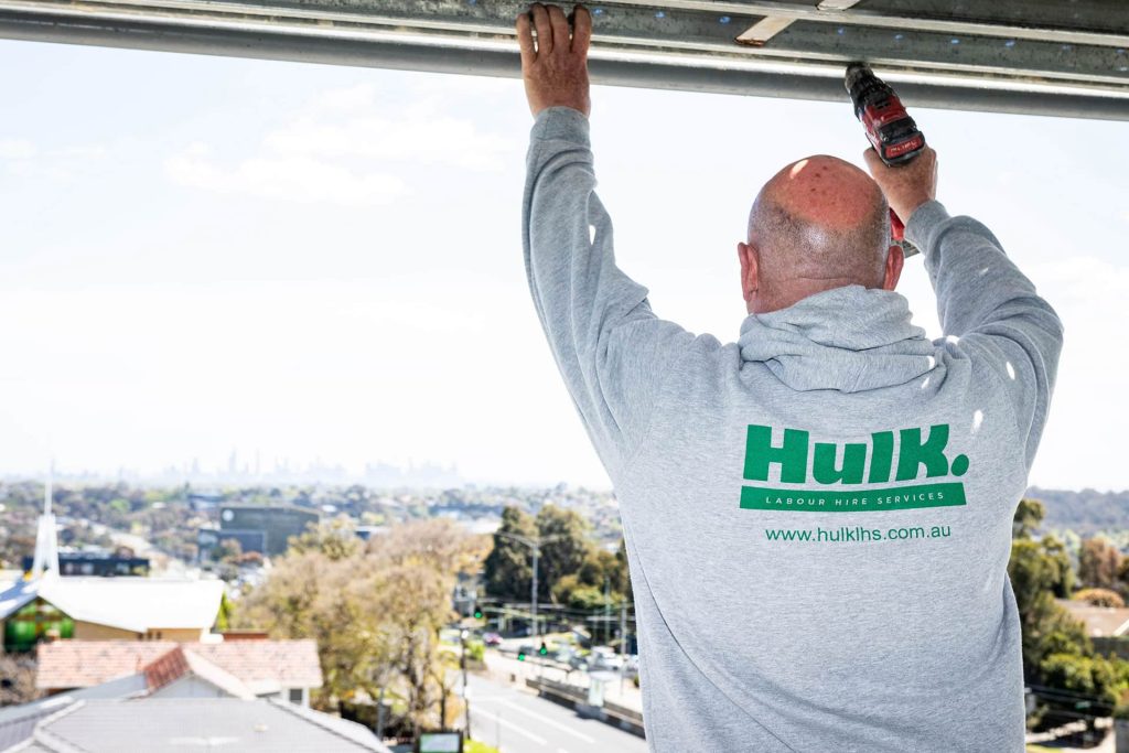 Hulk hoodie on a Melbourne rooftop